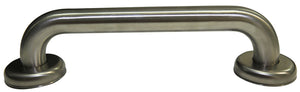 BT00CS - 32mm Straight Satin Stainless Steel Grab Rail - CleanSeal™ Flanges
