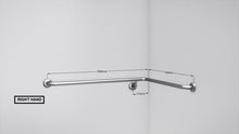 Load image into Gallery viewer, BT25 - Corner Shower Grab Rail - Right Hand