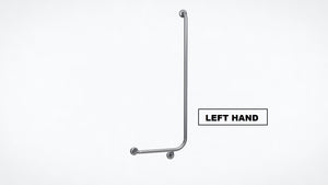 BT28 - L-Shaped Shower Grab Rail - Left Hand