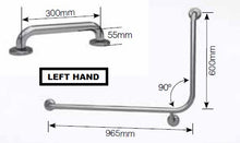 Load image into Gallery viewer, Combination Toilet Assisted Grab Rail with 90 Degrees Bend