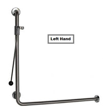 Load image into Gallery viewer, SK26 - 2.0 Meter Chrome Shower Kit with Configured Grab Rail with Handle