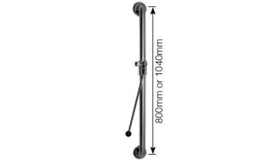 Shower Kit with 800mm Shower Grab Rail 