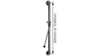 Shower Kit with 1040mm Shower Grab Rail, Chrome with Handle