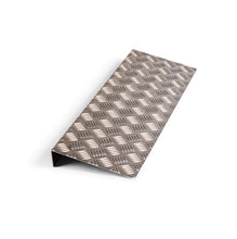 Load image into Gallery viewer, HA31 - 25mm Aluminium Checker Plate Threshold Ramp 1200 W x 300 D x 25mm H 3mm Plate