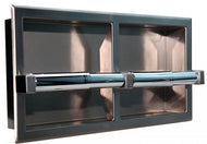 BA-TPH02 - Recessed Double Toilet Paper Holder