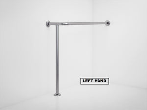 BT21 - Bath Assisted Grab Rail with Floor Support - Concealed Flange