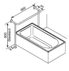 BT23 - Bath Assisted Grab Rail