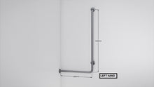 Load image into Gallery viewer, BT26 - Back-Wall Fixed Shower Grab Rail - Left Hand
