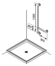 Load image into Gallery viewer, BT27 - Shower Grab Rail - Left Hand