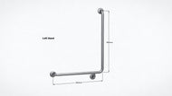 BT28 - L-Shaped Shower Grab Rail - Left Hand