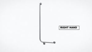 BT28 - L-Shaped Shower Grab Rail - Right Hand