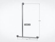 BT29 - T-Shaped Shower Grab Rail - Left Hand