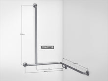 Load image into Gallery viewer, BT34 - T-Shaped Corner Shower Grab Rail - Left Hand