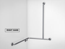 Load image into Gallery viewer, BT34 - T-Shaped Corner Shower Grab Rail - Right Hand