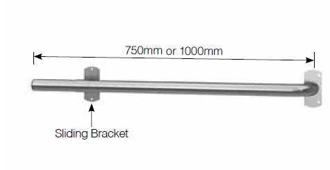 BT38 - Reversible Sliding Rail and Bracket