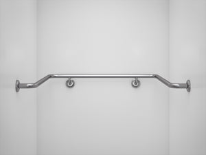 BT39 - U-Shaped Toilet Grab Rail - Made to Measure - Click for More Information