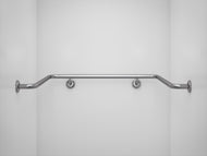 BT39 - U-Shaped Toilet Grab Rail - Made to Measure - Click for More Information