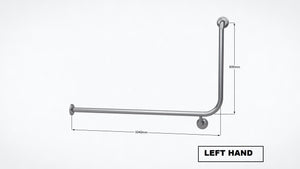 BT4/90 - Toilet Assisted Back Wall Fix with 90 Degrees Band - Concealed Flange