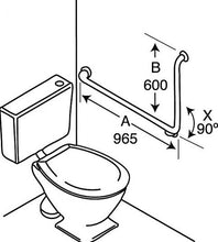 Load image into Gallery viewer, BT5 BR2 - Bariatric Grab Rail - Rated to 200kg