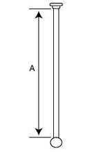 Load image into Gallery viewer, CSR - Shower Rail Ceiling Support 1000mm