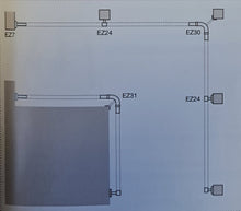 Load image into Gallery viewer, EZ30 - 32mm 90 Degree Stainless Steel Internal Corner Support Bracket