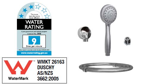 HSK Chrome Shower Kit