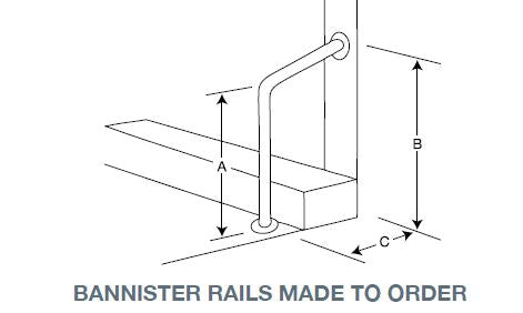 Type 300 - 38mm Bannister Rail - Click for more Information