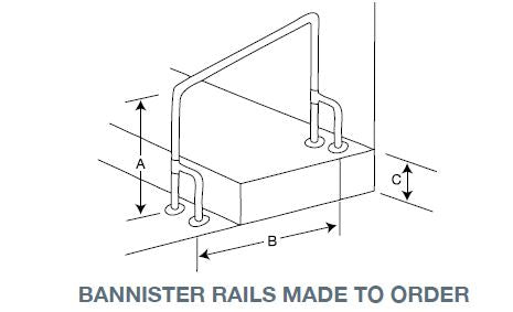 Type 306 and 307 - 38mm Bannister Rail - Click for more Information