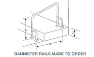 Type 306 and 307 - 38mm Bannister Rail - Click for more Information