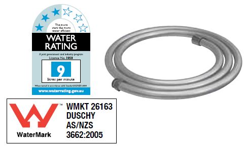 SICON - Antibacterial Hospital Grade Silver Conical Shower Hose